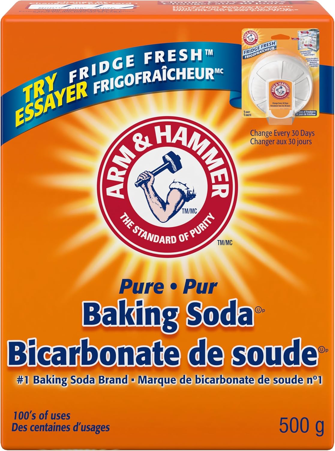 ARM&H BICARBONATE SODA 500G pack of 24