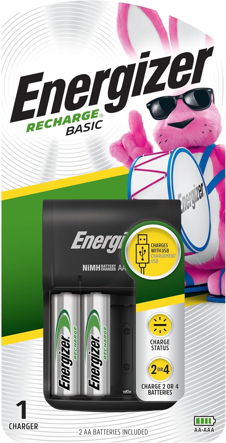 ENERGIZER CHARGER BATTERY VALUE NIMH 2AA
