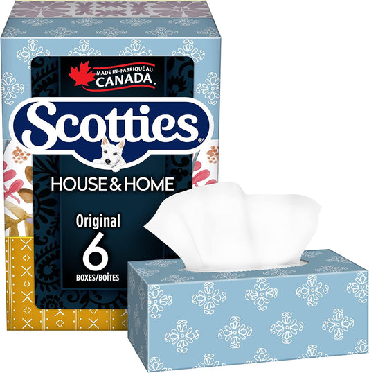 SCOTTIES FACIAL TISSUE 6X126 pack of 8