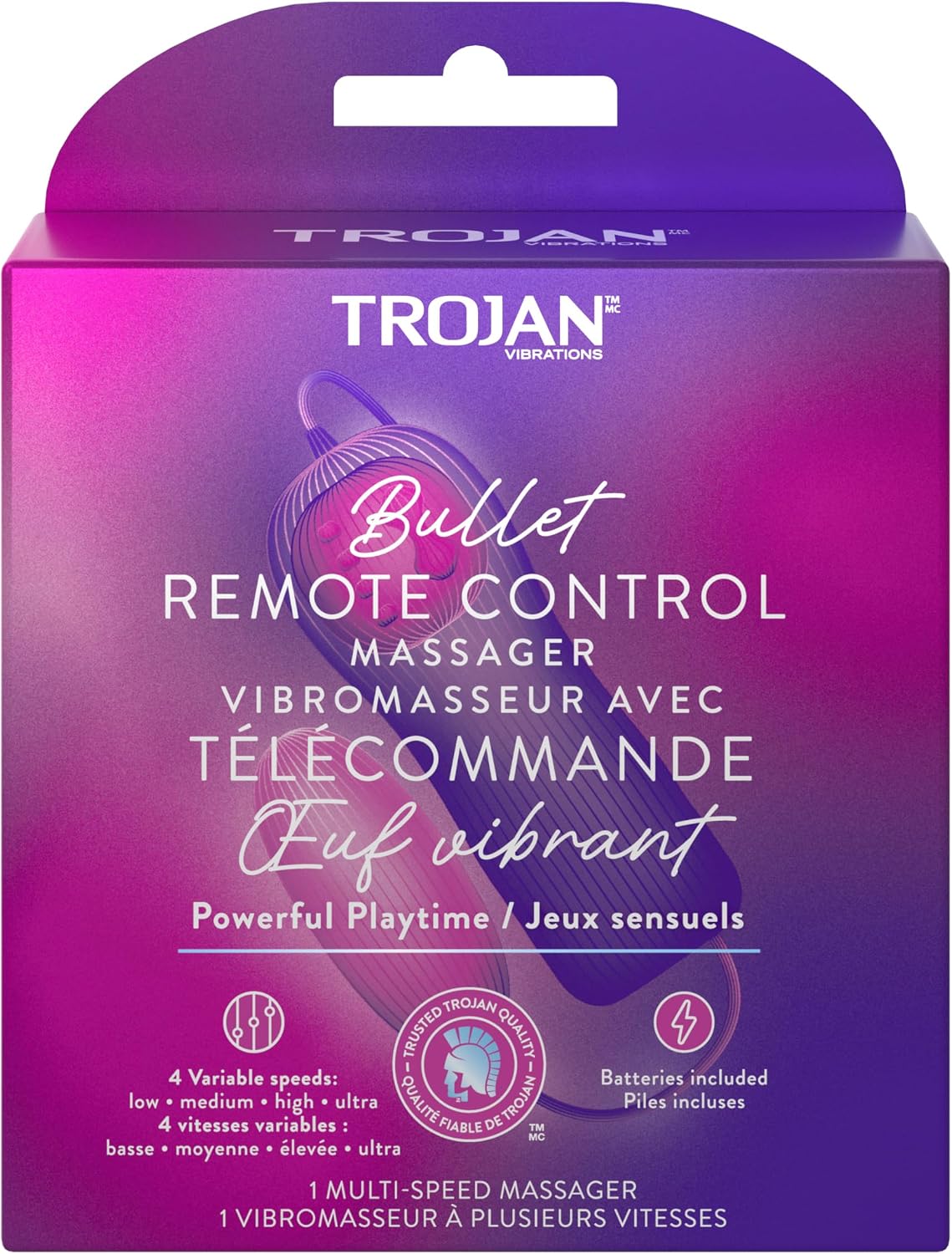 TROJAN VIBRATIONS VIBRATING BULLET (4SPEEDS)