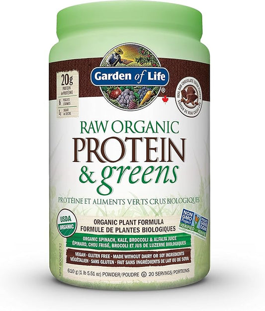 Garden of Life - RAW Organic Protein & greens Chocolate - 610 g