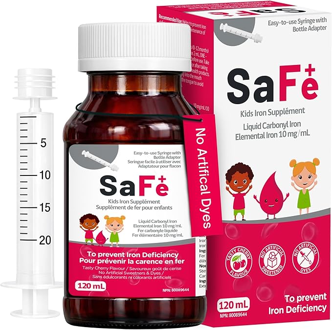 SAFE+ KIDS IRON SUSP 10MG/ML CHERRY 120ML SUSPENSION