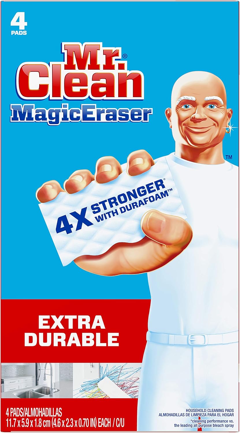 MR CLEAN MAGIC ERASER EXTRA DURABLE 4 pack of 4
