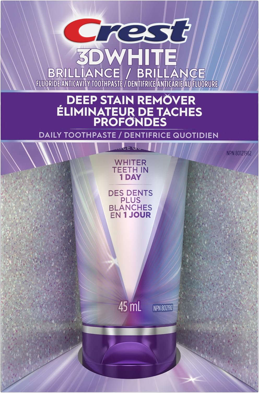 CREST 3D WHITE BRILLIANCE T/P DEEP STAIN 45ML TOOTHPASTE