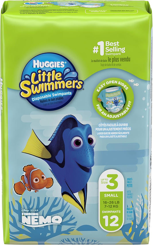 HUGGIES LITTLE SWIMMERS SIZE3 12 pack of 8