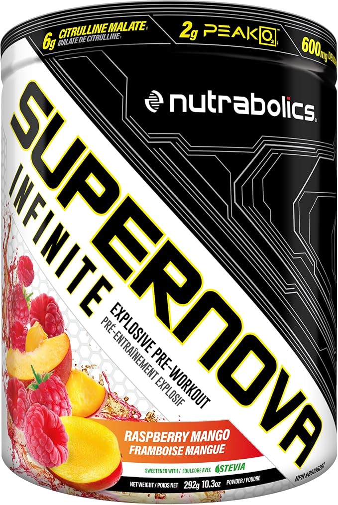 NUTRABOLICS   SUPERNOVA INFINITE   20srv   RASPBERRY MANGO