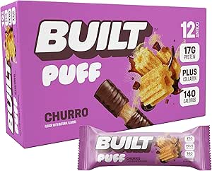 Bucked Up   Built Puffs Churro, 12/box