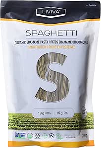 LIVIVA    Liviva Organic Edamame Spaghetti Pasta   200g