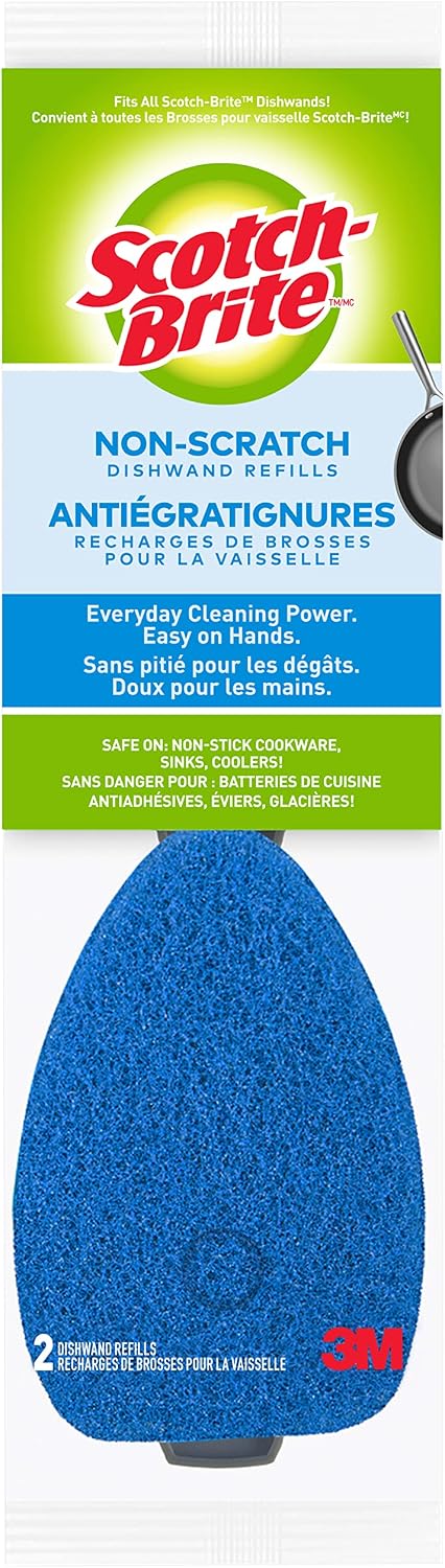 SCOTCH BRITE NON-SCRATCH DISHWANDS REFILL 2PK pack of 12