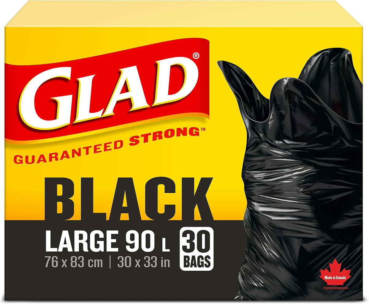 GLAD BAGS GARBAGE LG 30
