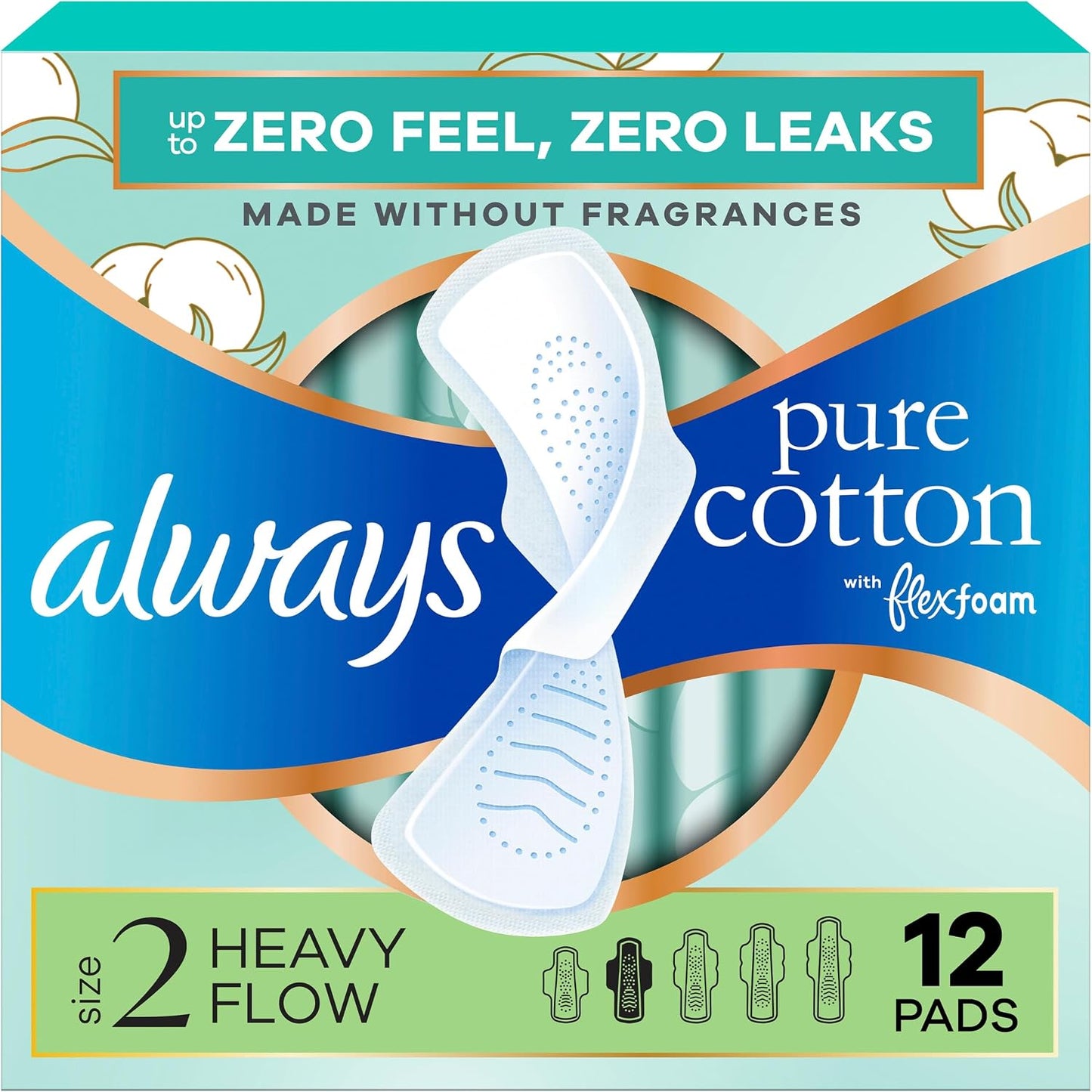 ALWAYS INFINITY NATURAL 12 pack of 6