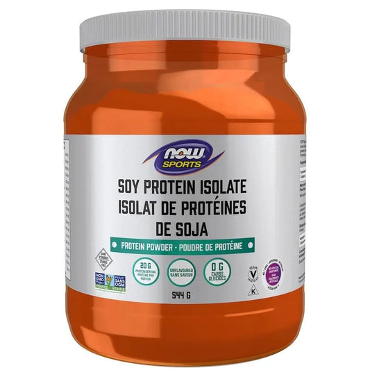 NOW Foods - Soy Isolate, Non-GMO, Pure, Unflavoured 544g