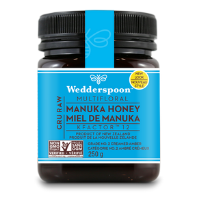 Wedderspoon   Raw Manuka Honey KFactor 12 250g