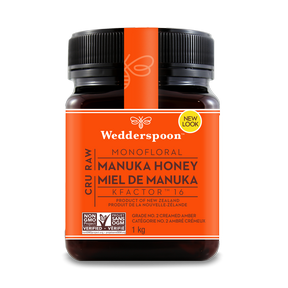 Wedderspoon   Raw Manuka Honey Mono. KFactor16 1kg