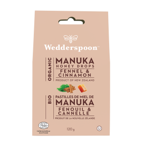 Wedderspoon-Org Manuka Honey Drop Fennel&Cinn
