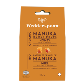 Wedderspoon   Org Manuka Honey Drops Echinacea 120g