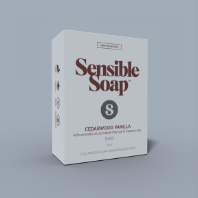 Sensible Co.   Bar Soap - Cedarwood Vanilla 110g
