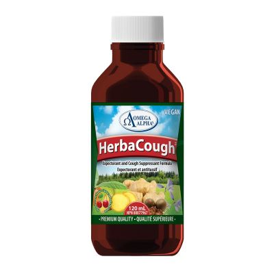 Omega Alpha   HerbaCough™ | Cherry-Menthol   120 mL