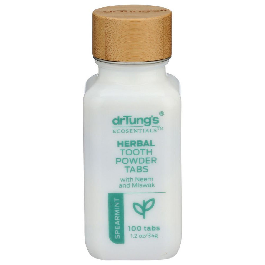 DrTung's   Herbal Toothpowder Tabs - Spearmint 3 x 100tab