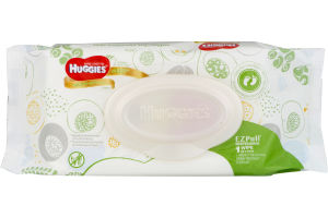 HUGGIES NATURAL CARE BABY WIPES UNSCENTED SFT PK56
