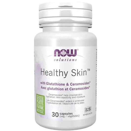 NOW Foods - Healthy Skin™ with Ceromosides & Glutathione 30 vcap