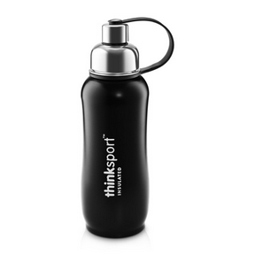 THINKsport THINKbaby   Insulated Sports Bottle Black 350ml