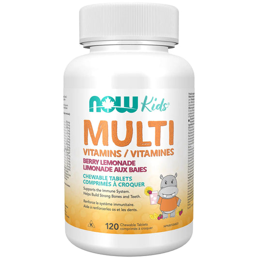NOW    Kids Multi Berry Lemonade 120 chewable tabs