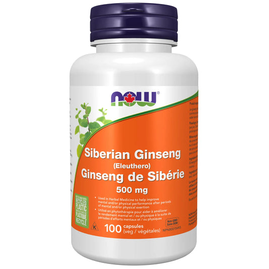 NOW    Siberian Ginseng 500mg 100vcap
