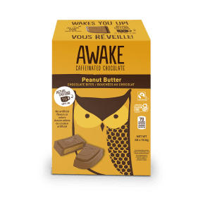 AWAKE Chocolate   Chocolate Peanut Butter - Singles 50 x 13.5g