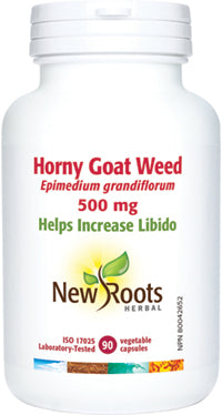 NEW ROOTS    Horny Goat Weed  · 500 mg    60 capsules