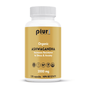 Piur1   Organic Ashwagandha 120caps