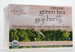 Uncle Lee's Tea   Organic Goji Berry Green Tea 18bg
