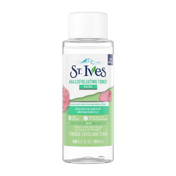 ST-IVES TONER EXFOLIATING AHA ROSE 197.5ML