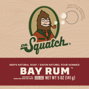 Dr. Squatch   Bay Rum Soap 141g