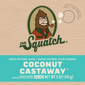 Dr. Squatch   Coconut Castaway Soap 141g