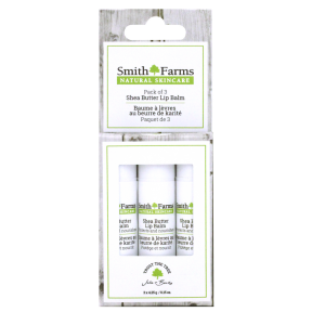 Smith Farms Skincare Inc.   Shea Butter Lip Balm 3pk