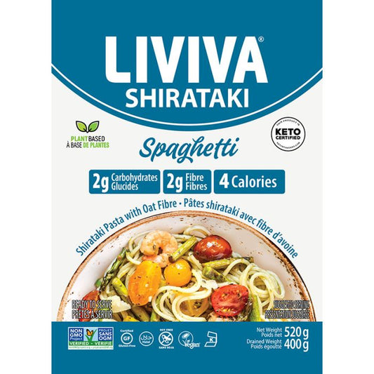 LIVIVA    Organic Shirataki Spaghetti with Oat Fiber    400g