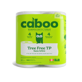 Caboo   Tree Free Household Paper Products   Bath Tissue 4 Pack4CT