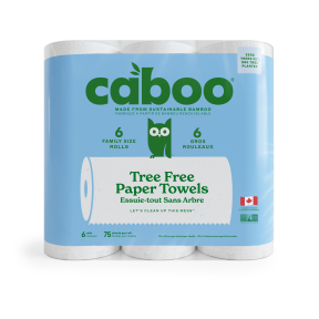 Caboo   Tree Free Household Paper Products   Paper Towel 6 Pack6CT