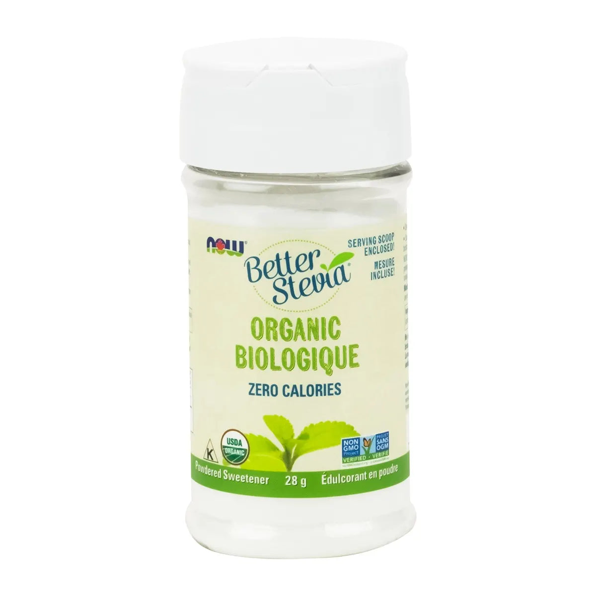 NOW    Organic BetterStevia Extract Powder Shaker 28g