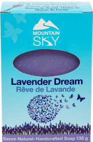 Mountain Sky Soaps   Lavender Dream Bar Soap 135g