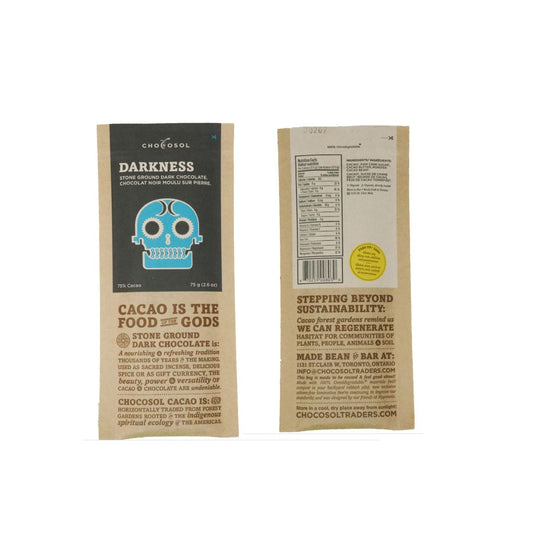 CHOCOSOL -   Dark Chocolate, 75% Cacao, Darkness    75g
