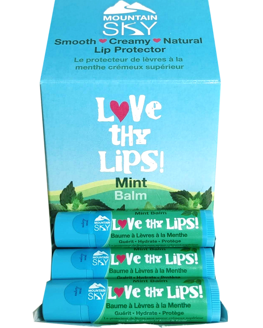 Mountain Sky Soaps   Mint Lip Balm Tray 21 x 4g