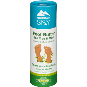 Mountain Sky Soaps   Foot Butter-Tea Tree & Mint Ecotube 40g