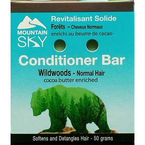 Mountain Sky Soaps   Wildwoods- Conditioner Bar 50g
