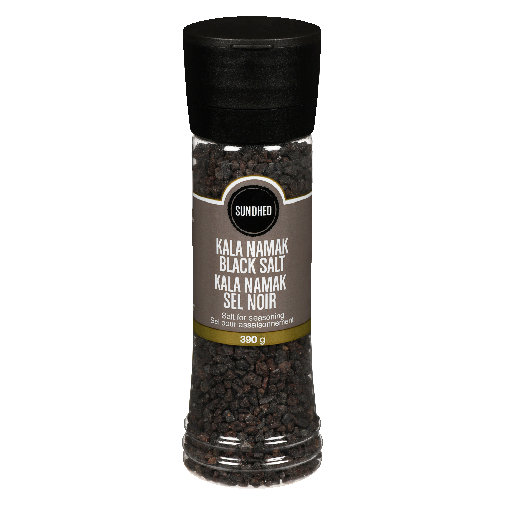 SUNDHED    Himalayan Gourmet Salt Grinders    SUNDHED    Himalayan Gourmet Salt Grinders    Black/Kala Namak Salt Grinder 390g