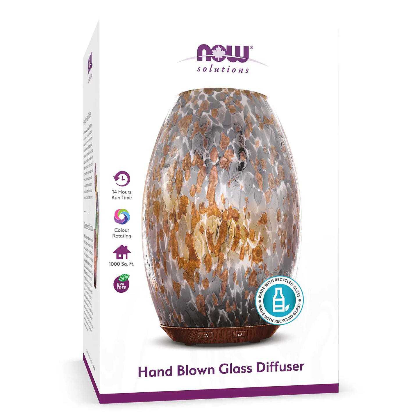 NOW    Ultrasonic Diffuser - Hand Blown Glass