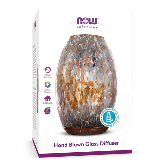 NOW    Ultrasonic Diffuser - Hand Blown Glass
