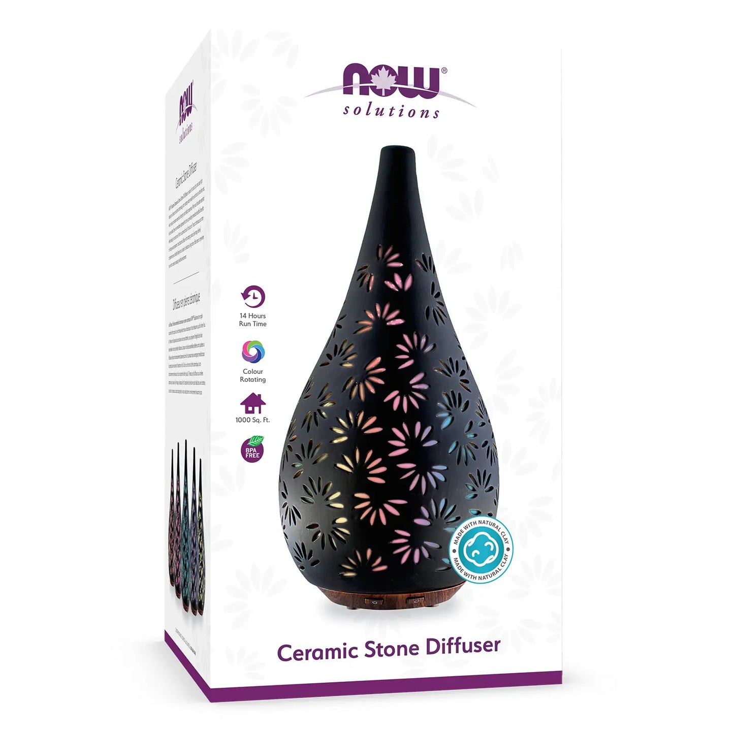 NOW    Ultrasonic Diffuser - Black Ceramic Stone