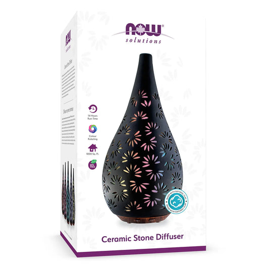 NOW    Ultrasonic Diffuser - Black Ceramic Stone